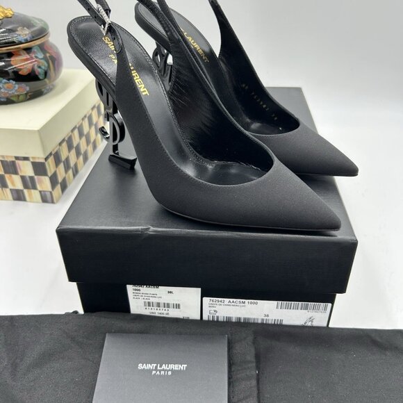 YSL Saint Laurent Opyum Sling back heels - Picture 3 of 14